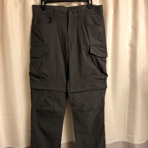 Men's Eddie Bauer Travex Cargo Convertible Hiking/Travel Pants 32x32